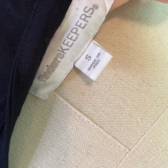 Black Top with Gold Sequin Short Sleeves - Picture 6 of 6